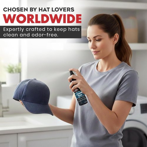 Combat Cleaner Hat Cleaning Kit - Ultimate Stain Remover with Brush & Deodorizer for All Hat Types