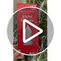 Silver Christmas Tree Tinsel Icicles - 2000 Strands Holiday Decor