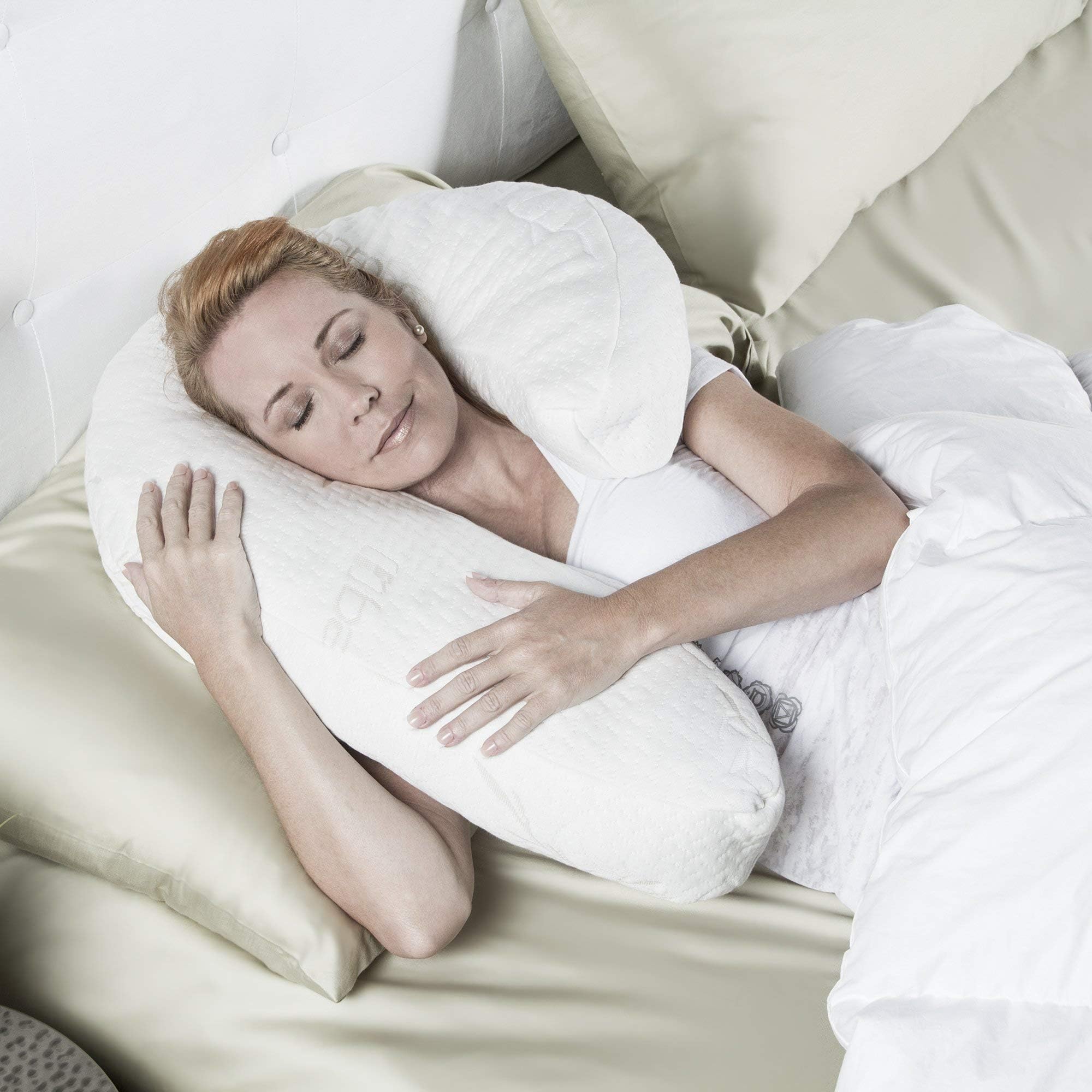 Avana Uno Adjustable Memory Foam Pillow with Cooling Tencel Cover for Side Sleepers