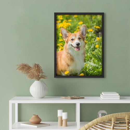 Custom Framed Poster Prints | Personalized Canvas Pictures for Wall - 12"x16" Black