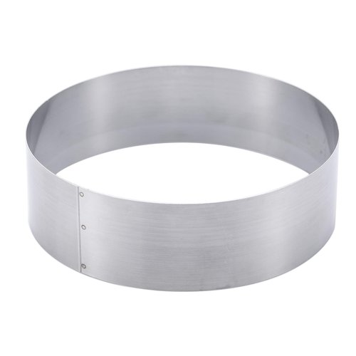 Large Round Cake Ring Set-4/6/8 Inch Biscuit Cutter Stainless Steel Circle Pancake Mold English Muffin Ring