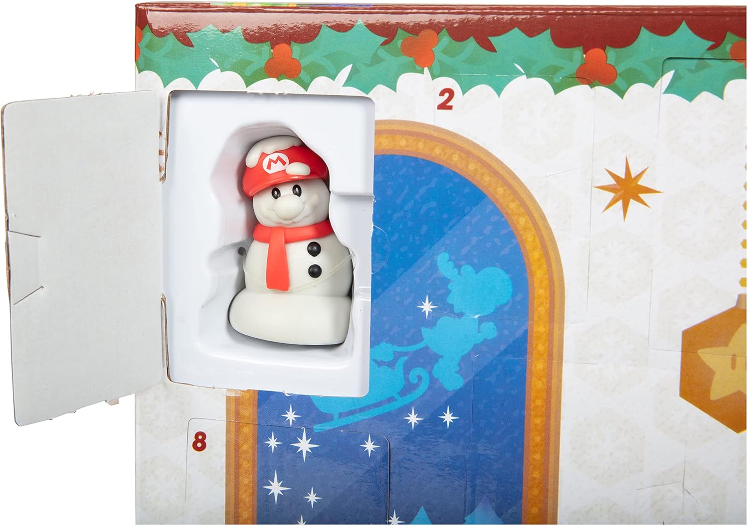 Super Mario Advent Calendar - Limited Christmas Edition with Santa Mario & Snowman Luigi