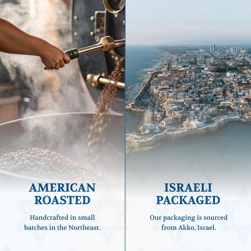 Iron Dome Coffee – Jerusalem Sunrise Medium Roast Ground Coffee – Smooth and Balanced 12oz Bag – Freshly Roasted, Ground Coffee – Inspired by the Warmth and Heritage of Jerusalem
