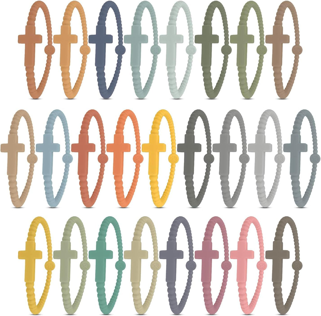 Ryan & Rose Jesus Bracelet - Stylish Cross Silicone Design for Comfort and Faith