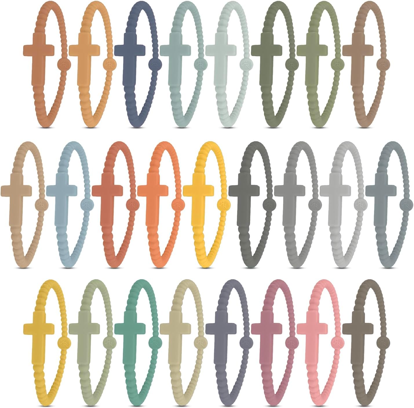 Ryan & Rose Jesus Bracelet - Stylish Cross Silicone Design for Comfort and Faith