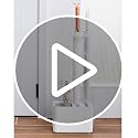 Slim Umbrella Stand with Drip Tray - Compact Entryway Organizer