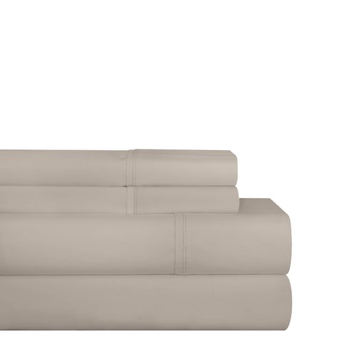 Pointehaven 200GREYSSFU Sheet Set, Full, Grey