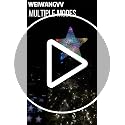 Weiwangvv Star Christmas Tree Topper 9” RGB LED – Gold, App/Remote Control, USB