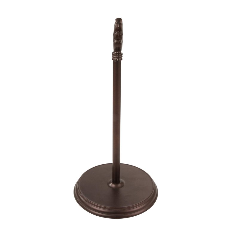 Spectrum Diversified Leaf Paper Towel Holder, Cast Iron Countertop Dispenser, Nature-Inspired Kitchen Countertop, Holds Both Standard & Jumbo Rolls, Bronze