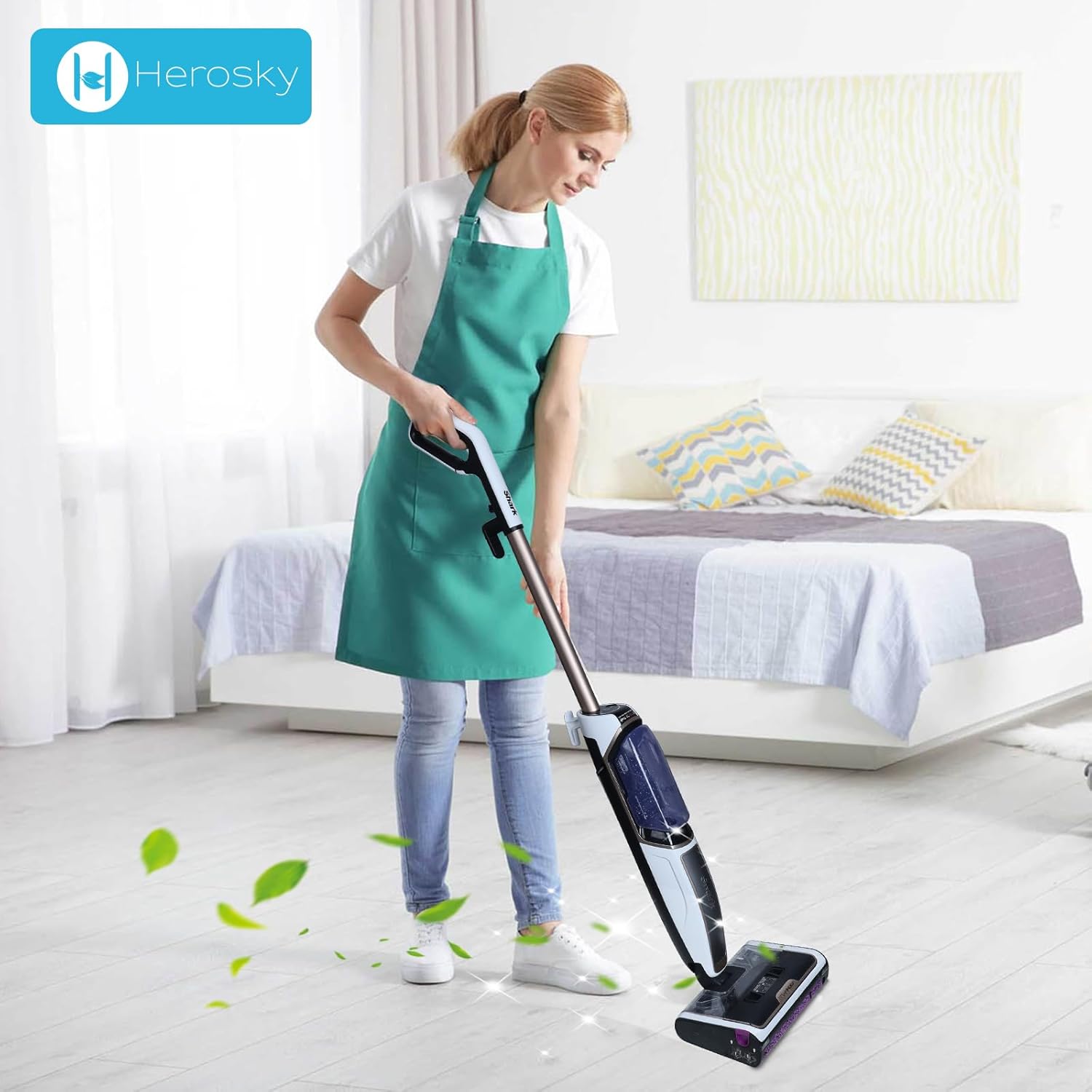 Skiennix 2PCS SD201 Roller - Compatible with Shark Steam Mop Models SD200, SD201C, SD201Q, SD205, SD205CCO