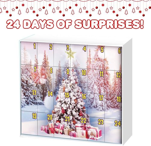 ArtCreativity Advent Calendar Puzzle 2025 | 1000-Piece Jigsaw with 24-Day Countdown for Kids