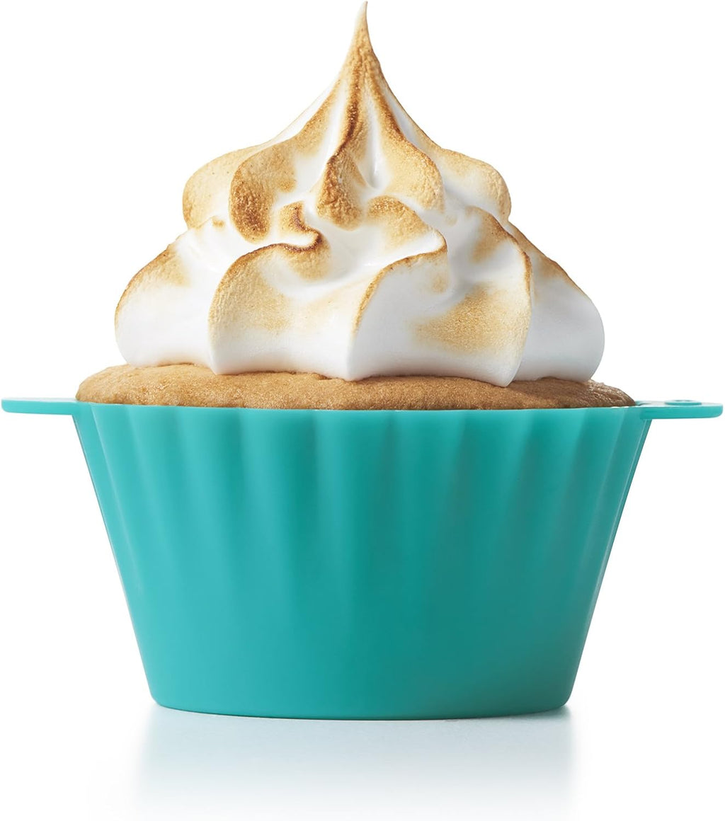 OXO Good Grips Silicone Baking Cups - Reusable, BPA-Free, Non-Stick | 12 Pack for Cupcakes & Muffins