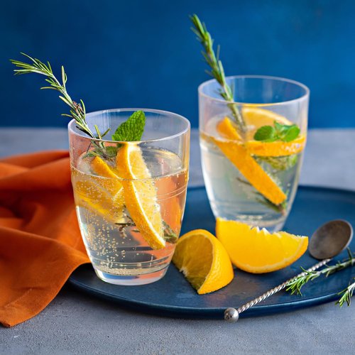 Duralex - Gigogne Clear Glass Tumbler 220 ml (7 3/4 oz) Set Of 6 Water Glasses