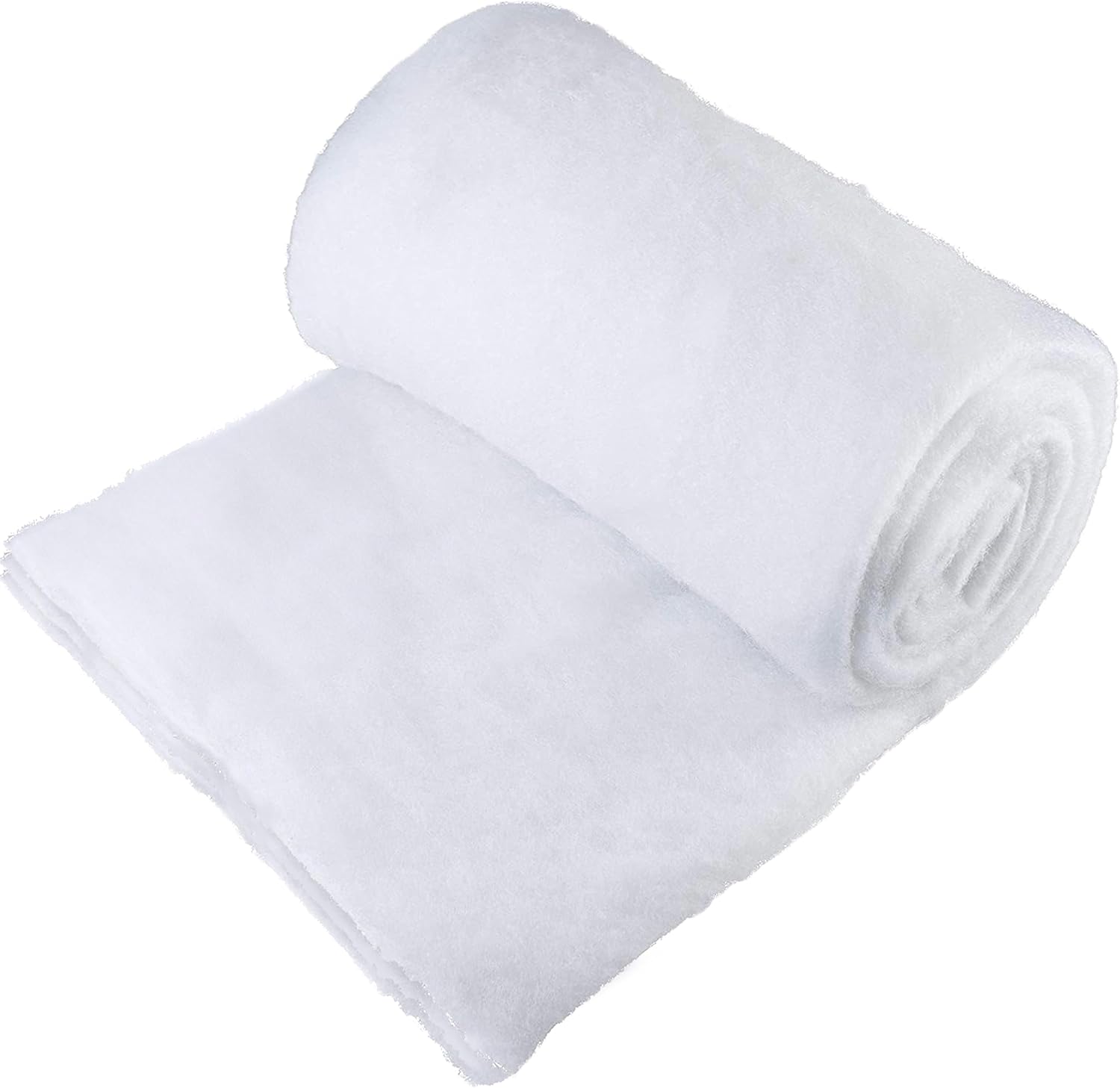 Snow Blanket - 94 x 31 Inch Thick Fluffy Artificial Snow for Christmas Village Displays | White Winter Décor