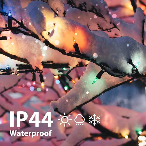 Minetom Clear Christmas Lights - 100 Count Mini String Lights | 26.5 Feet Waterproof for Indoor & Outdoor Use