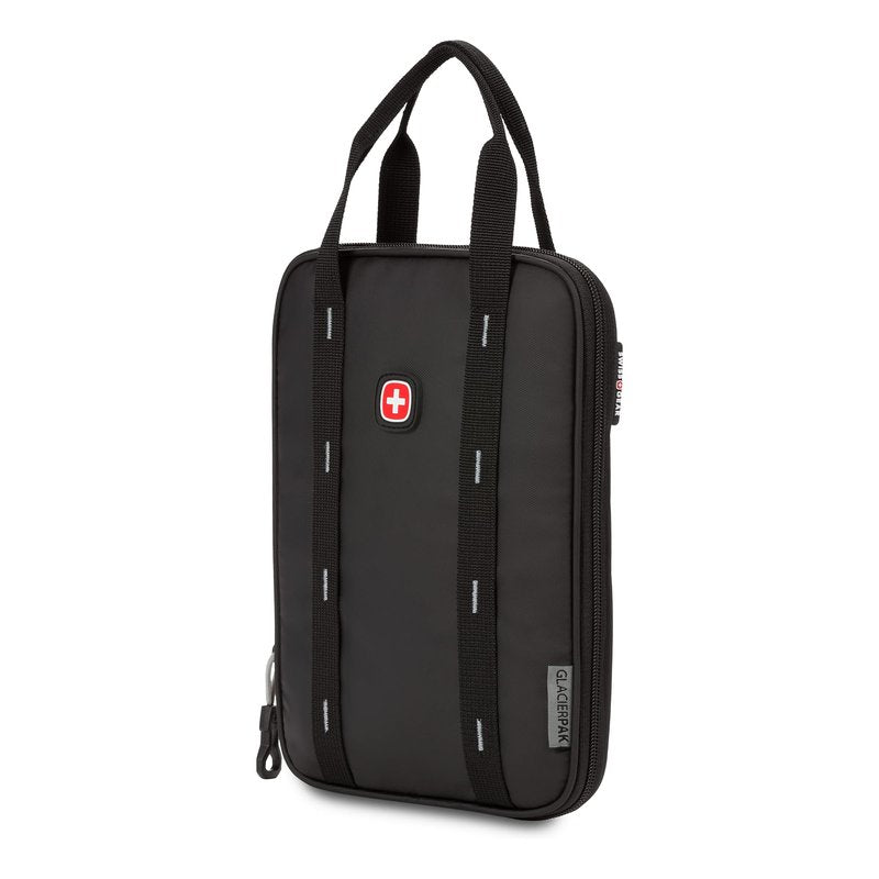 SwissGear 3733 Collapsible Insulated Lunch Bag, Black/Red