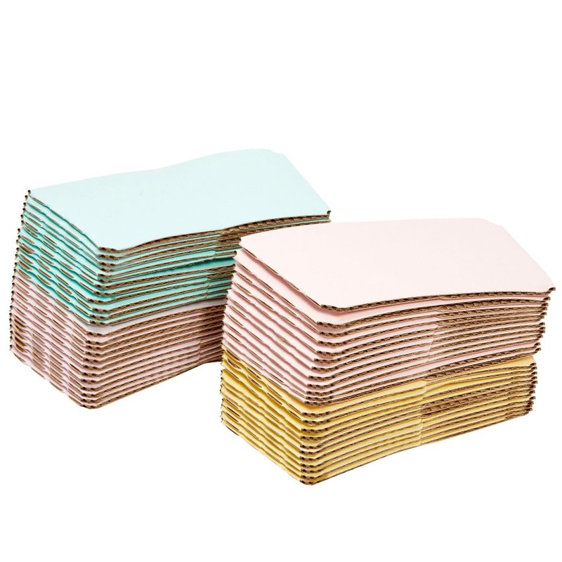 Sparkle and Bash Disposable Coffee Cups with Lids - 16 Oz, 48 Pack, Compostable Pastel Colors - Insulated Hot Paper Cups with Lids & Disposable Coffee Sleeves