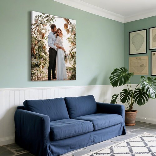 Custom Canvas Prints by [Brand Name] - Personalized Photo Wall Art for Weddings, Family, and Home Decor | 20x28