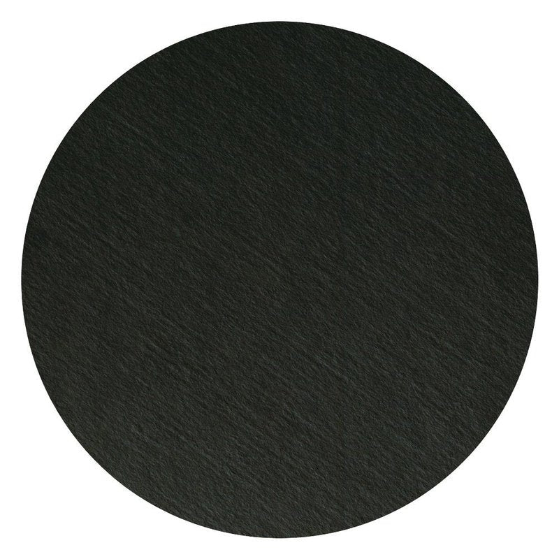 Hoffmaster 876107 Round Two-Sided Coaster, 4" Black (Pack of 500)