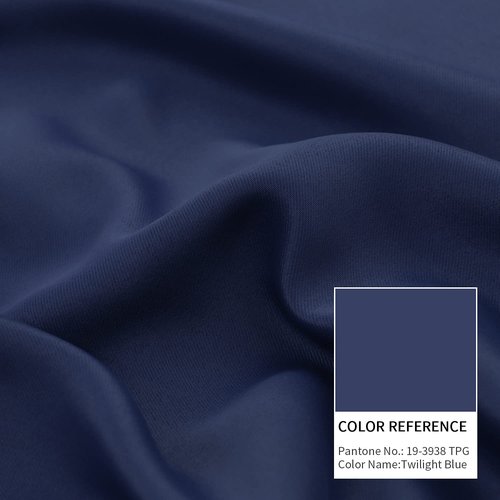 BGment Navy Blue Elegant Blackout Curtains - (70 x 84 inch) Rod Pocket and Back Tab Thermal Insulated Room Darkening Curtains for Living Room, 2 Window Curtain Panels