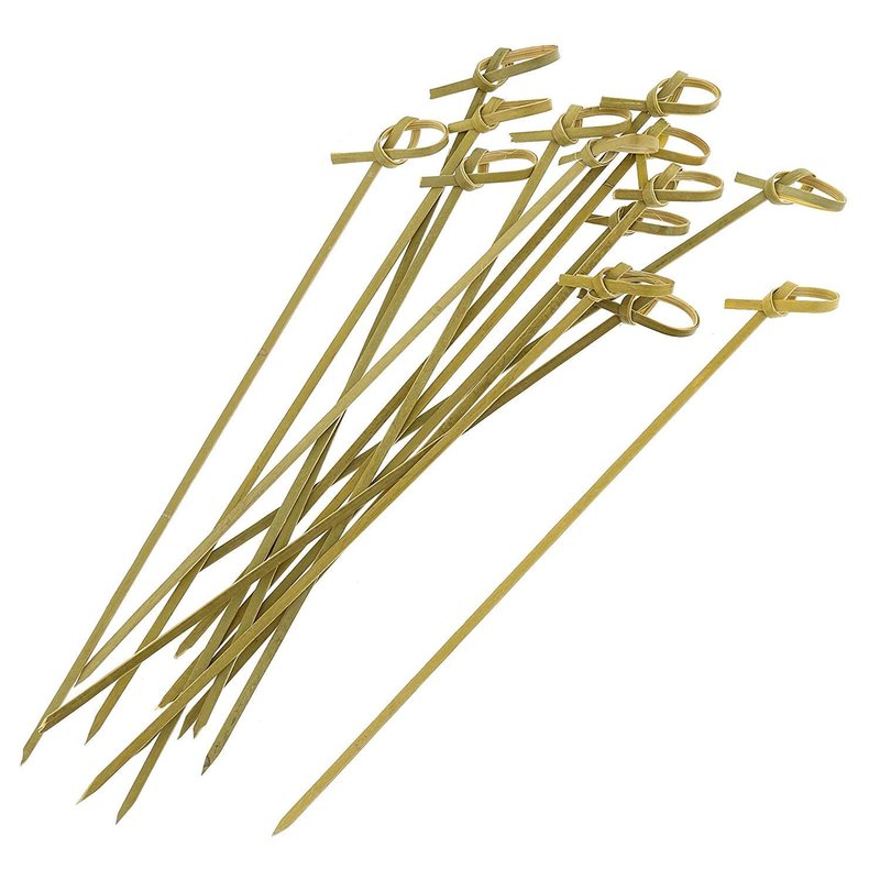 Perfectware - PW BambooKnot7-300ct Bamboo Knot 7-300ct, 7" Bamboo Knot Picks (Pack of 300)