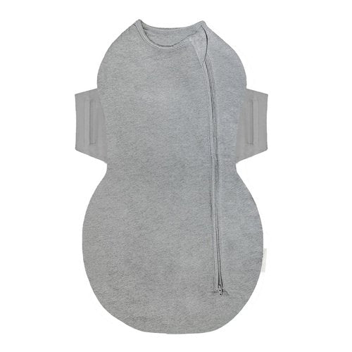 Happiest Baby SNOO Comforter Sleep Sack - 100% Organic Cotton Baby Swaddle Blanket - Doctor Designed Promotes Healthy Hip Development (Graphite, XL)