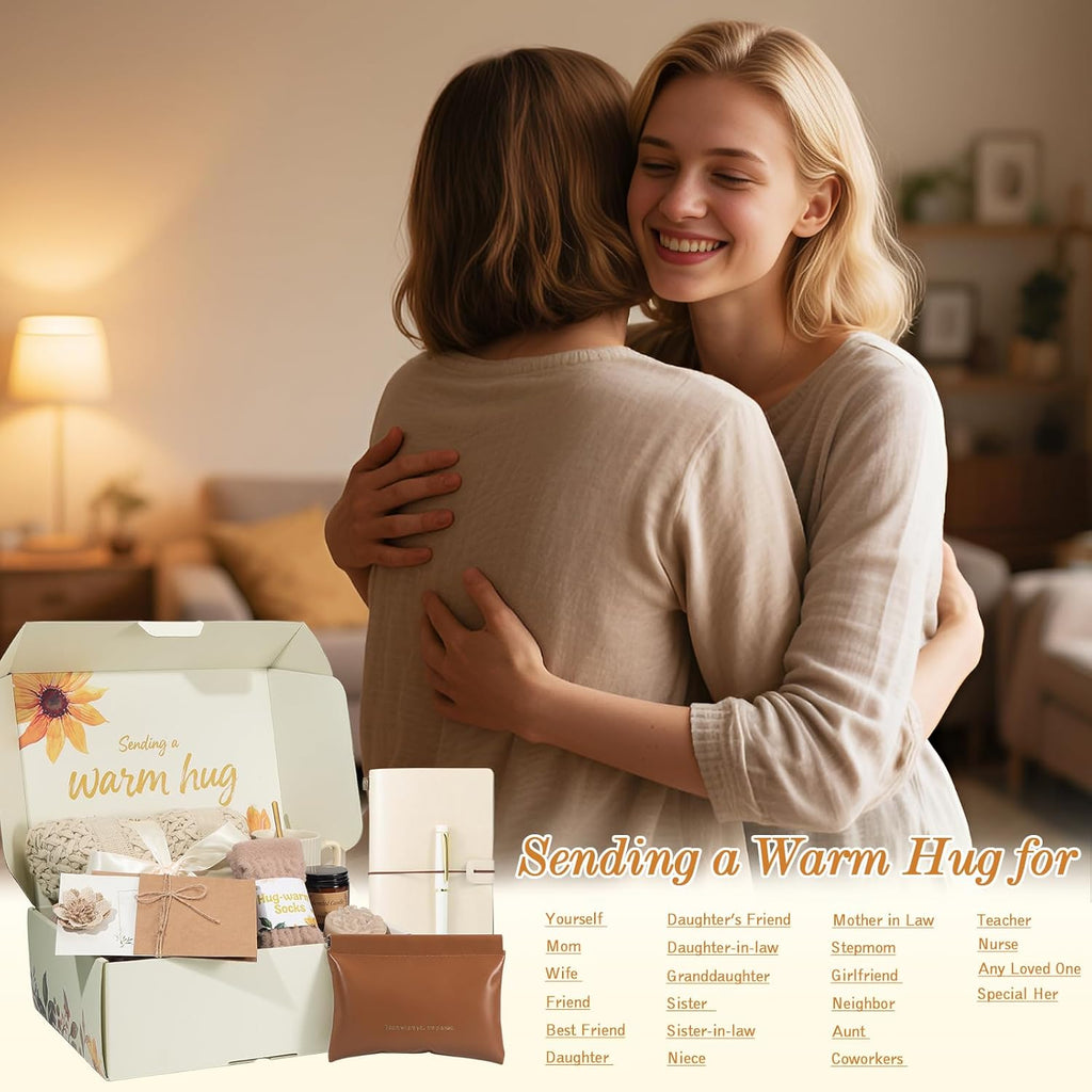 Regine Switzerland Self-Care Gift Basket - Thoughtful Birthday & Get Well Soon Package for Women