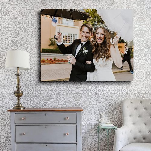 Framed Canvas Prints - Personalized Photo Wall Art 14x11 Inches | Perfect Gift with Wrapping