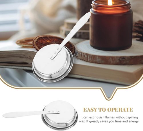 Angoily Candle Snuffer - Portable Stainless Steel Extinguisher with Long Handle | 6.69-Inch Safe Flame Tool