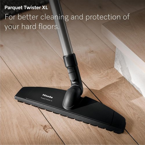 Miele Guard M1 Parquet XL Bagged Canister Vacuum - High Suction Power for Hard Floors & Low-Pile Carpet | Brilliant White