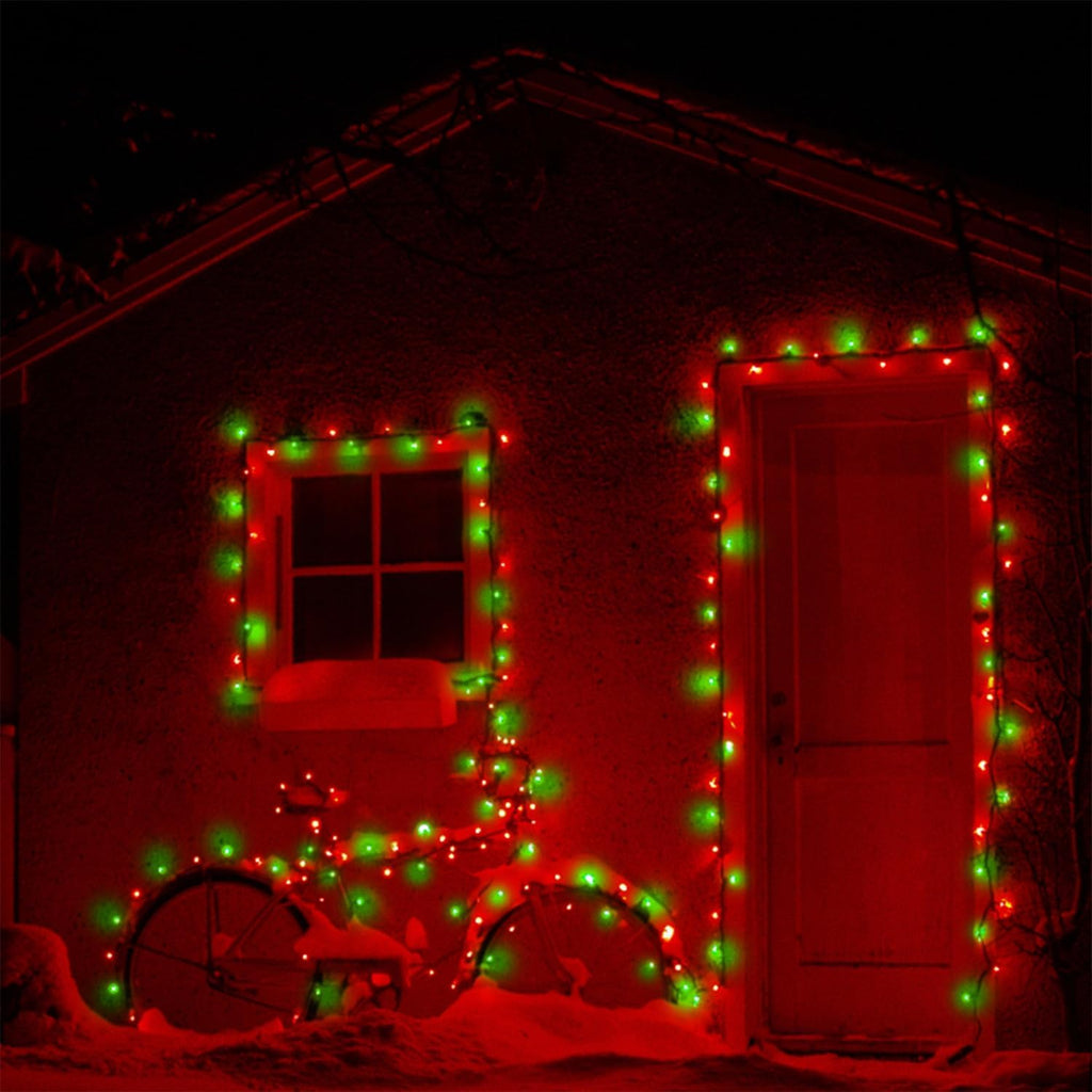 WATERGLIDE 1000 LED Christmas String Lights - 328 FT Green Wire Fairy Lights with Remote & 8 Modes | Waterproof for Outdoor Holiday Decor