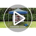Tall Directors Chair with Padded Armrests and Carry Bag, 31-Inch Seat