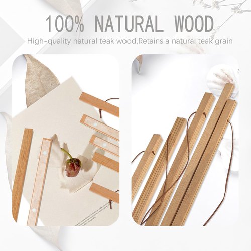 Artmag Magnetic Poster Hanger Frame - 4 Pack Light Wood Design for 20x28, 20x30, 20x26 Posters | Teak Finish