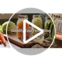Glass Fermentation Weights 2-Pack for Wide Mouth Mason Jars, 7.1oz Heavy Clear Glass Pickle Weights with Easy Grip