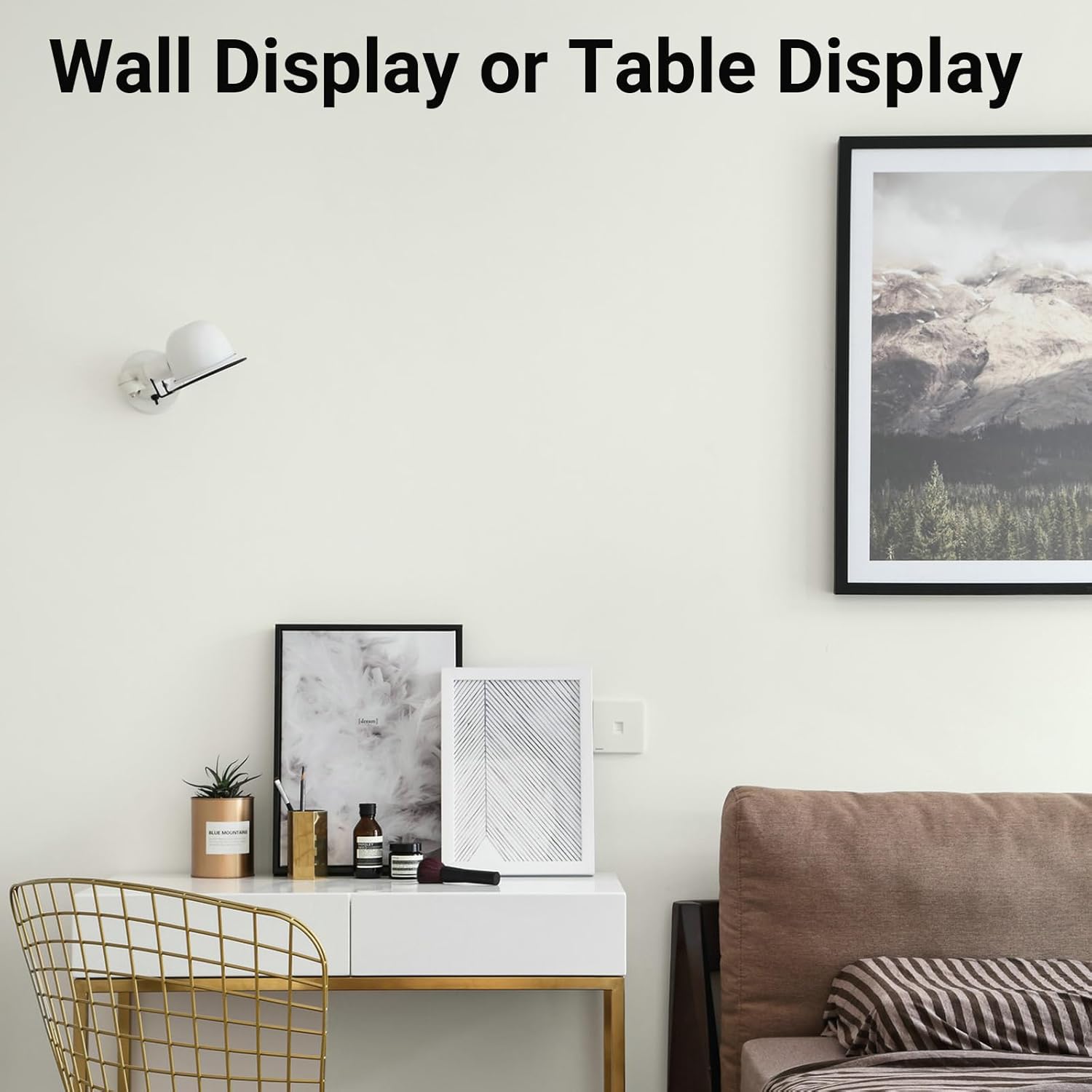 Skiennix 8.5x11 Picture Frame - Sturdy Black Frame with High Definition Plexiglass | Horizontal & Vertical Display
