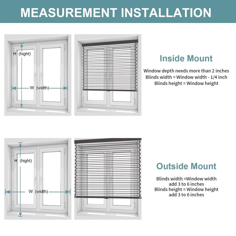 MYshade Cordless Cellular Window Shades No Tools No Drill Blackout Blinds for Indoor Windows Size 35" Wide X 72" Height White Room Darkening Window Blinds for Bedroom, Bathroom, Kitchen, Living Room