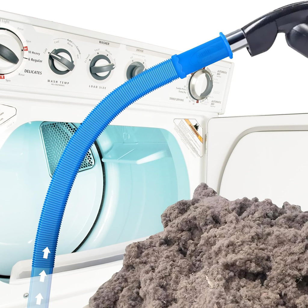 Sealegend Dryer Vent Cleaner Kit - Vacuum Hose Attachment for Quick Lint Removal | Universal Fit