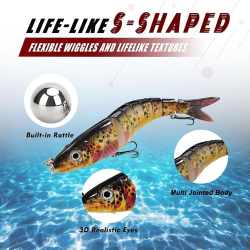 Fishing Advent Calendar 2025 - 24 Days of Bait Surprises with Bionic Lures & Crankbaits | Perfect Christmas Gift for Men & Boys