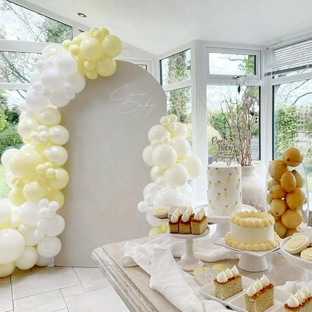 PartyWoo Beige Balloons - 50 Pcs 12 Inch Cream Ivory White for Weddings & Celebrations