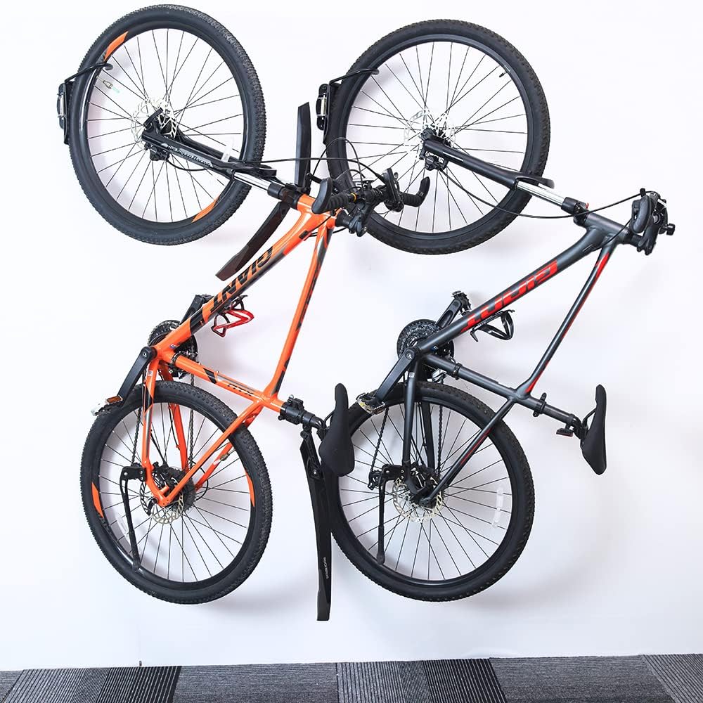Ultrawall Bike Rack - Vertical Wall Mount Storage Solution for Indoor Bicycles | 2-Pack