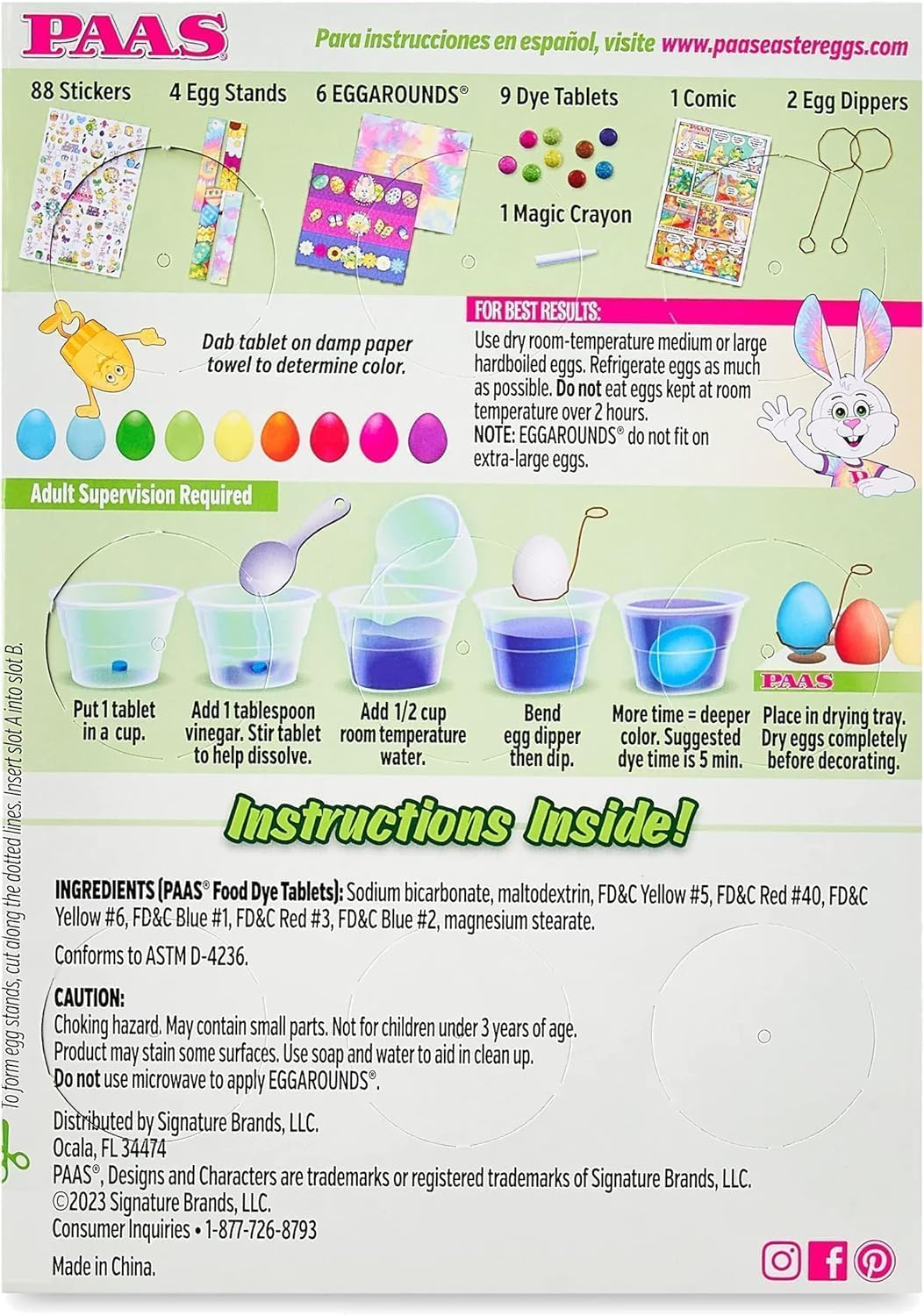PAAS Egg Decorating Kit - Deluxe Marble Set for Creative Easter Fun | Perfect for Family Traditions