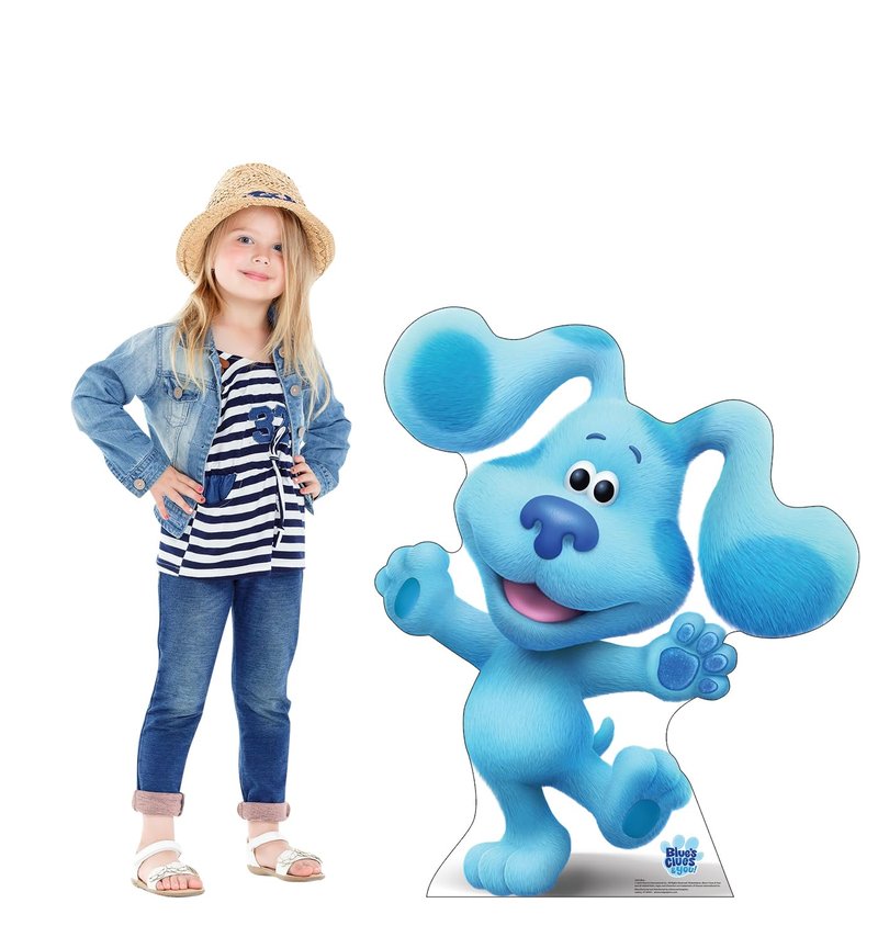 Cardboard People Blue Life Size Cardboard Cutout Standup - Blue's Clues (TV Series)