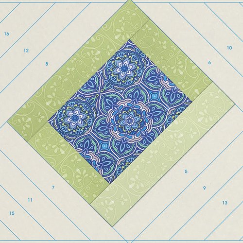 June Tailor Quilt As You Go Placemats Patterns Casablanca, Natural, 6 Pcs