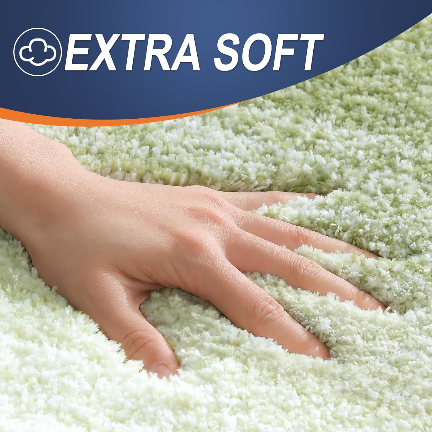 OLANLY Large Bathroom Rugs - Extra Soft Microfiber Mat | Quick Dry & Washable, 40x24, Mustard Yellow