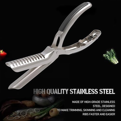 Rib Prep Pro, Stainless Steel Rib Membrane Removal Tool - Ergonomic, Rib Prep Tool Membrane Remover, Dishwasher Safe for Effortless BBQ, Brisket & Meat Preparation