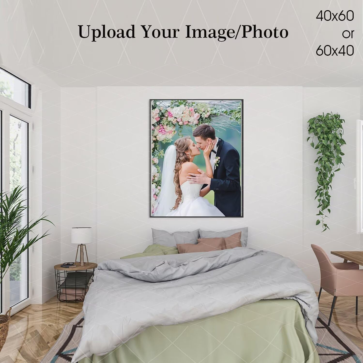 TFEN Custom Photo Poster Prints - Upload Your Image | 40 x 60 Inches | Made in USA Home Decor Wall Art