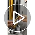 4-Piece Stainless Steel Curtain Holdbacks, Wall-Mounted Drapery Tiebacks