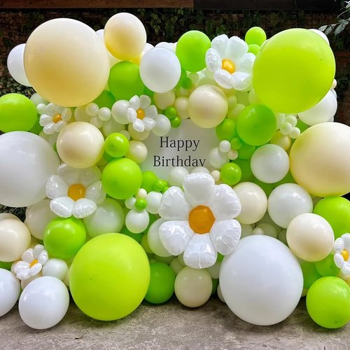 Awenztech Lime Green Balloons - 12 Inch Latex Balloons | 50 Pack for Baby Shower & Birthday Party Decor