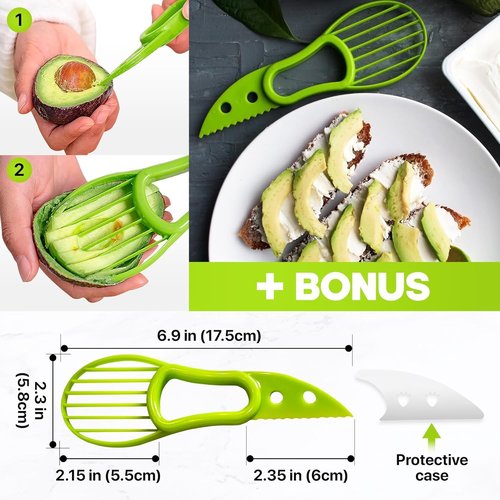 2 Sets Umien™ Granite Mortar and Pestle Set - 100% Granite - 3.5-Cups - 8-Inch – Avocado Tool Included – Natural Stone Molcajete for Spices, Pestos, & Guacamole (Grey) - Stone Grinder - Guacamole