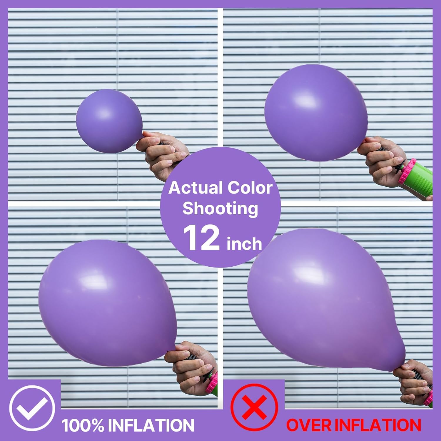 PartyWoo Purple Balloon Arch Kit - 152pcs in 5-18 Inch Sizes for Birthday & Wedding Decor